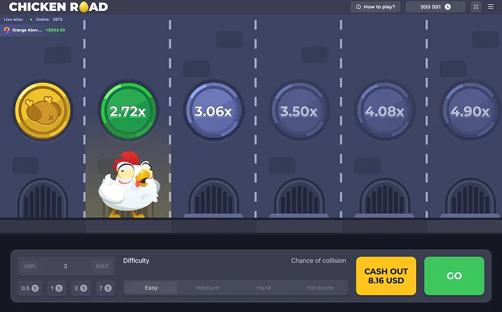 Chicken Road herný priebeh